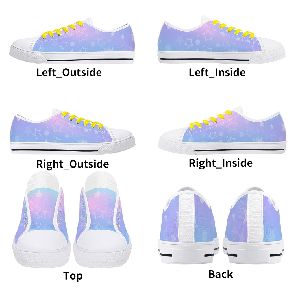 Pastel Starlight Canvas Sneakers