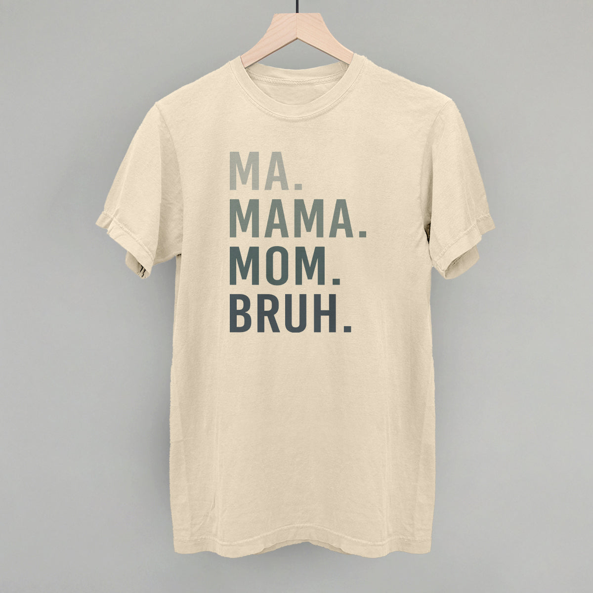 Ma Mama Mom Bruh Blue Gradient Text